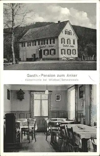 Wildbad Schwarzwald Gasthaus Pension zum Anker Kaelbermuehle  / Bad Wildbad /Calw LKR