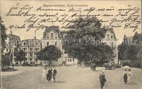 Badenweiler Hotel Roemerbad / Badenweiler /Breisgau-Hochschwarzwald LKR