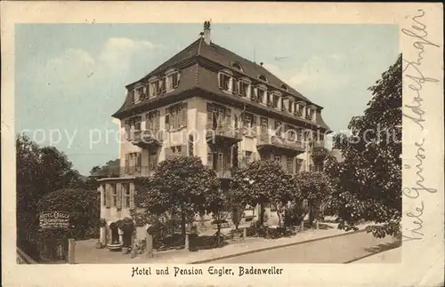 Badenweiler Hotel Pension Engler / Badenweiler /Breisgau-Hochschwarzwald LKR