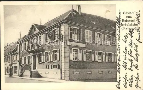 Herbolzheim Gasthaus zum Rebstock / Herbolzheim /Emmendingen LKR