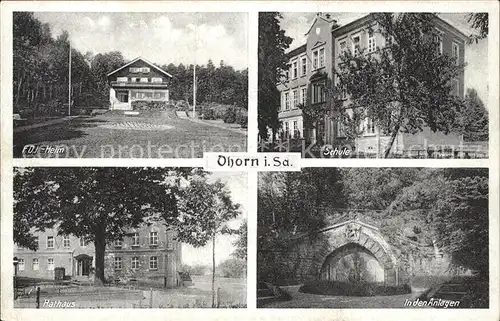 Ohorn Anlagen FDJ-Heim Schule / Ohorn /Bautzen LKR