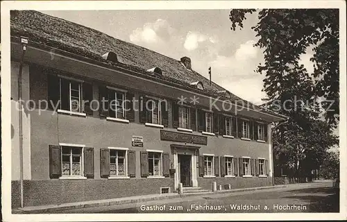 Waldshut Tiengen Rhein Gasthaus zum Faehrhaus /  /