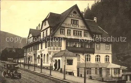 Triberg Schwarzwald Hotel Pension Triberger Hof Auto / Triberg im Schwarzwald /Schwarzwald-Baar-Kreis LKR