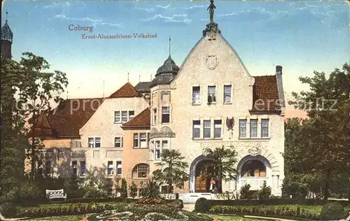 Coburg Ernst Alexandrinen Volksbad / Coburg /Coburg LKR