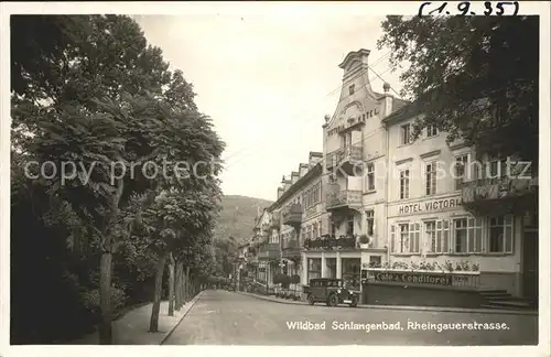 Schlangenbad Taunus Rheingauerstrasse Auto / Schlangenbad /Rheingau-Taunus-Kreis LKR