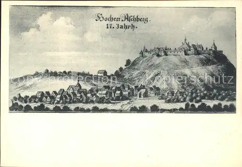 Hohenasperg Stich 17. Jahrhundert / Asperg /Ludwigsburg LKR