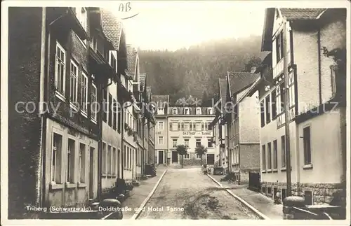 Triberg Schwarzwald Doldstrasse Hotel Tanne / Triberg im Schwarzwald /Schwarzwald-Baar-Kreis LKR