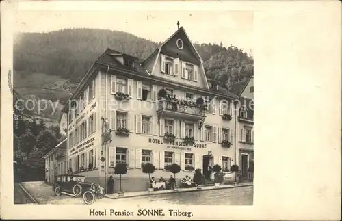 Triberg Schwarzwald Hotel Pension Sonne / Triberg im Schwarzwald /Schwarzwald-Baar-Kreis LKR