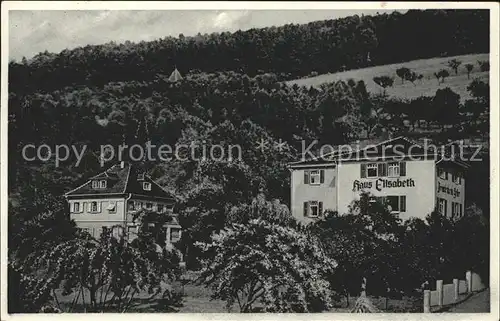 Bad Koenig Fremdenheim Keller Blaues Haus und Haus Elisabeth / Bad Koenig /Odenwaldkreis LKR