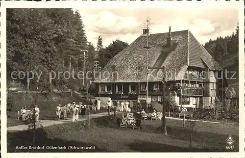 Guetenbach CafÃ© Bachhof / Guetenbach /Schwarzwald-Baar-Kreis LKR