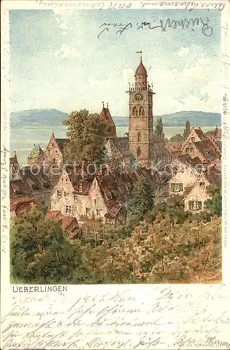 ueberlingen Bodensee Kuenstlerkarte / ueberlingen /Bodenseekreis LKR