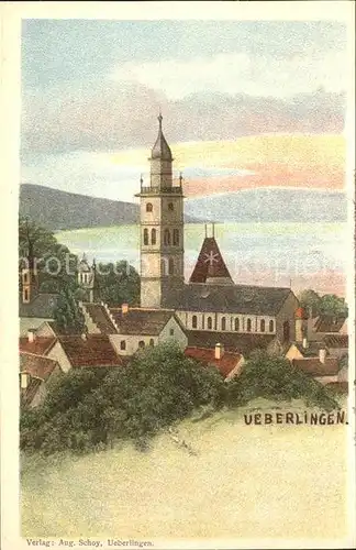 ueberlingen Bodensee Kuenstlerkarte / ueberlingen /Bodenseekreis LKR