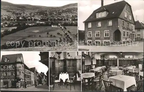 Lauda-Koenigshofen Gesamtansicht Hotel Ratskeller Restaurant / Lauda-Koenigshofen /Main-Tauber-Kreis LKR