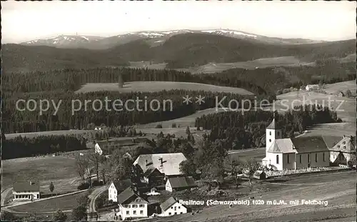 Breitnau Ortsansicht mit Kirche Feldberg Schwarzwald / Breitnau /Breisgau-Hochschwarzwald LKR