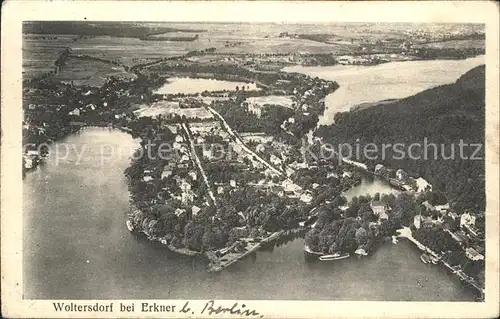 Woltersdorf Erkner Fliegeraufnahme / Woltersdorf Erkner /Oder-Spree LKR