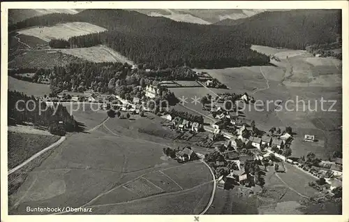 Buntenbock Fliegeraufnahme Straehle Bild Nr. 37082 / Clausthal-Zellerfeld /Goslar LKR