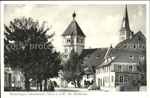 Braeunlingen Partie am Muehlentor / Braeunlingen /Schwarzwald-Baar-Kreis LKR