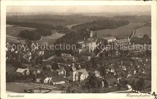 Gnandstein Burg Fliegeraufnahme Brockhaus Luftbild No. 2067 / Kohren-Sahlis /Leipzig LKR