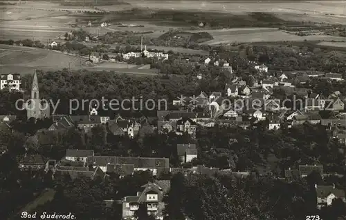 Bad Suderode Ortsansicht mit Kirche / Bad Suderode /Harz LKR