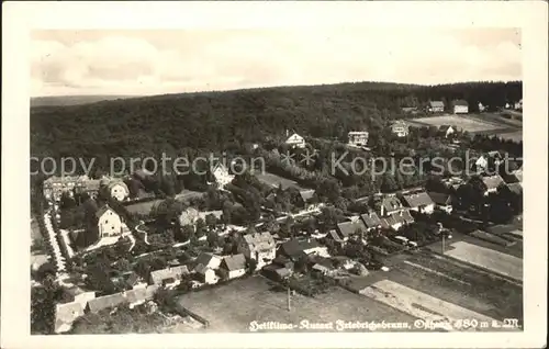 Friedrichsbrunn Harz Fliegeraufnahme Heilklima Kurort / Friedrichsbrunn /Harz LKR