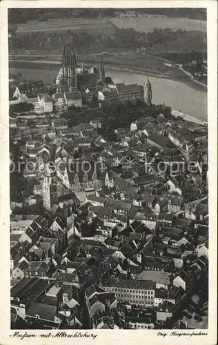 Meissen Elbe Sachsen Stadtbild mit Albrechtsburg Fliegeraufnahme / Meissen /Meissen LKR