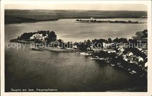 Teupitz See Fliegeraufnahme Junkers Luftbild Nr. 1880 / Teupitz /Dahme-Spreewald LKR