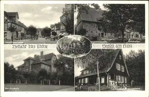 Seesen Harz Jacobsenstrasse Ratskeller Berufsschule Naturfreundehaus Burg / Seesen /Goslar LKR