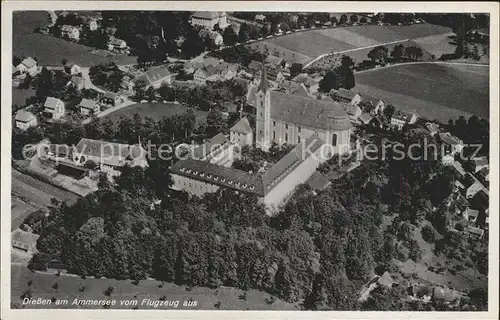 Diessen Ammersee Kirche Fliegeraufnahme / Diessen a.Ammersee /Landsberg Lech LKR