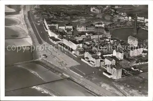 Borkum Nordseebad Nordseebad Fliegeraufnahme / Borkum /Leer LKR