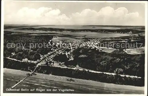 Sellin Ruegen aus der Vogelschau / Sellin Ostseebad /Ruegen LKR