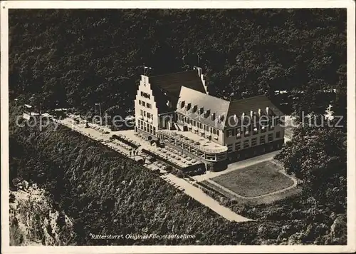 Koblenz Rhein Berghotel Rittersturz Fliegeraufnahme / Koblenz /Koblenz Stadtkreis