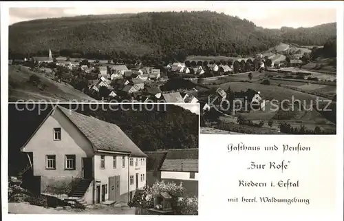 Riedern Unterfranken Gasthaus und Pension Zur Rose Waldumgebung / Eichenbuehl /Miltenberg LKR
