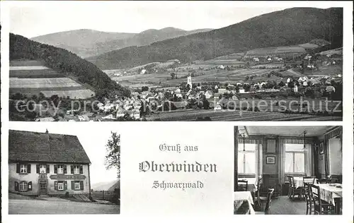 Oberwinden Elztal Panorama Schwarzwald Gasthaus zum Ochsen / Winden im Elztal /Emmendingen LKR