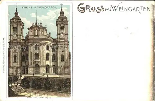 Weingarten Wuerttemberg Kirche / Weingarten /Ravensburg LKR