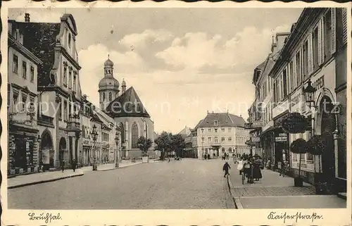 Bruchsal Kaiserstrasse Kirche / Bruchsal /Karlsruhe LKR