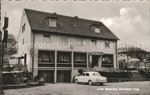 Morsbach Sieg Hotel Matschke Auto / Morsbach /Oberbergischer Kreis LKR