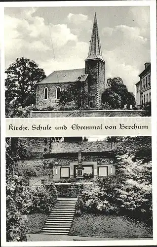 Berchum Kirche Ehrenmal / Hagen /Hagen Stadtkreis