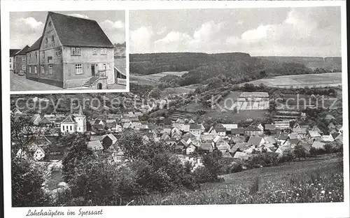 Lohrhaupten Gasthaus zum Adler heinrich Ohl / Floersbachtal /Main-Kinzig-Kreis LKR