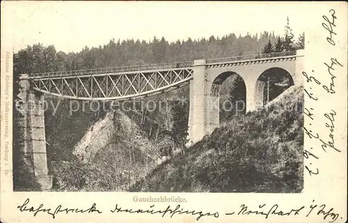 Braeunlingen Gauchachbruecke / Braeunlingen /Schwarzwald-Baar-Kreis LKR