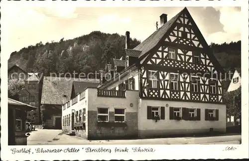 Streitberg Oberfranken Gasthaus Schwarzer Adler / Wiesenttal /Forchheim LKR