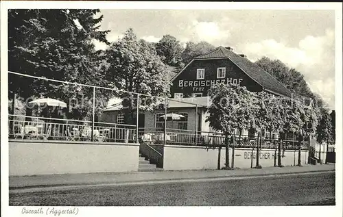 Overath Gasthaus Bergischer Hof / Overath /Rheinisch-Bergischer Kreis LKR