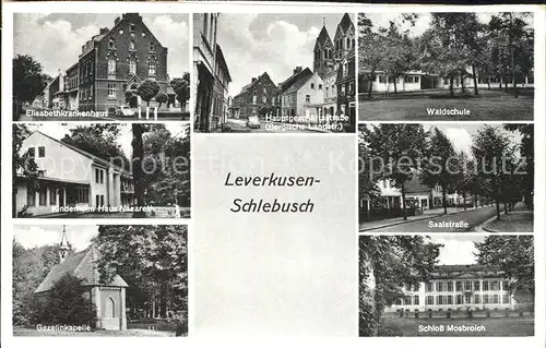 Schlebusch Papierwaren Theodor Steinhof Schloss Mosbroich Saalstrasse / Leverkusen /Leverkusen Stadtkreis