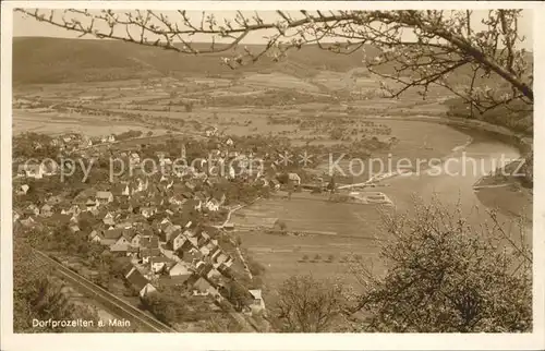 Dorfprozelten mit Main / Dorfprozelten /Miltenberg LKR