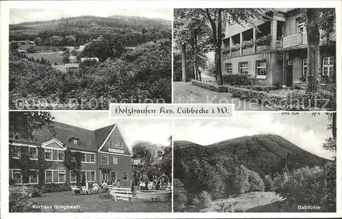 Holzhausen Luebbecke Kurhaus-Holsing Babilonie Kurhaus-Bringewatt / Preussisch Oldendorf /Minden-Luebbecke LKR