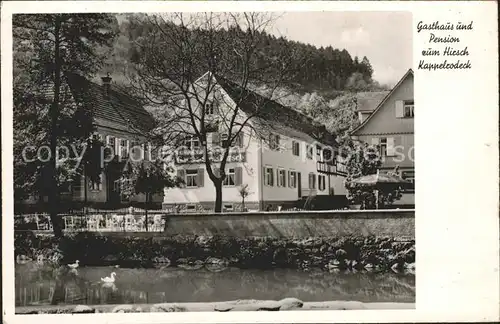 Kappelrodeck Gasthaus Pension zum Hirsch / Kappelrodeck /Ortenaukreis LKR