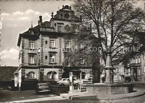 Herbolzheim Breisgau Rathaus und Hotel Sonne / Herbolzheim /Emmendingen LKR