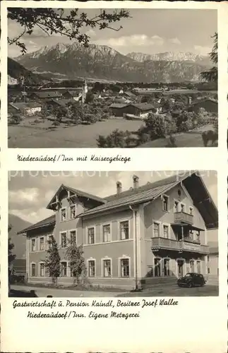 Niederaudorf Inn Kaisergebirge Gasthaus Kaindl Josef Waller / Oberaudorf /Rosenheim LKR
