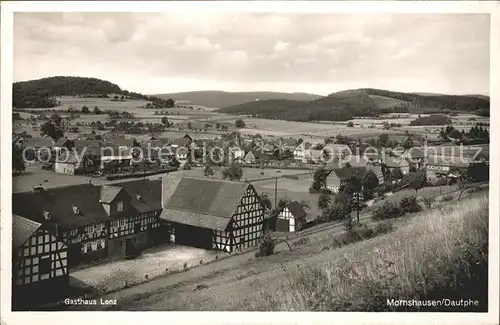 Mornshausen Dautphe Gasthaus Lenz / Dautphetal /Marburg-Biedenkopf LKR