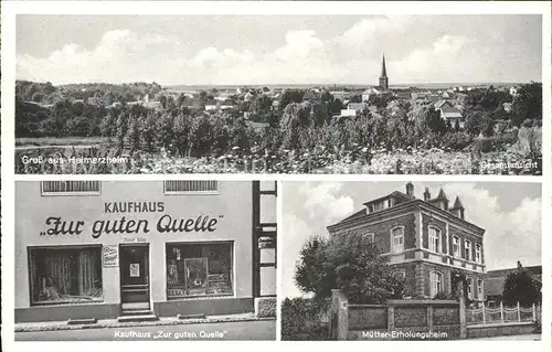 Heimerzheim Kaufhaus zur guten Quelle Muettererholungsheim / Swisttal /Rhein-Sieg-Kreis LKR