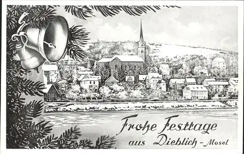 Dieblich Weihnachtskarte / Dieblich /Mayen-Koblenz LKR